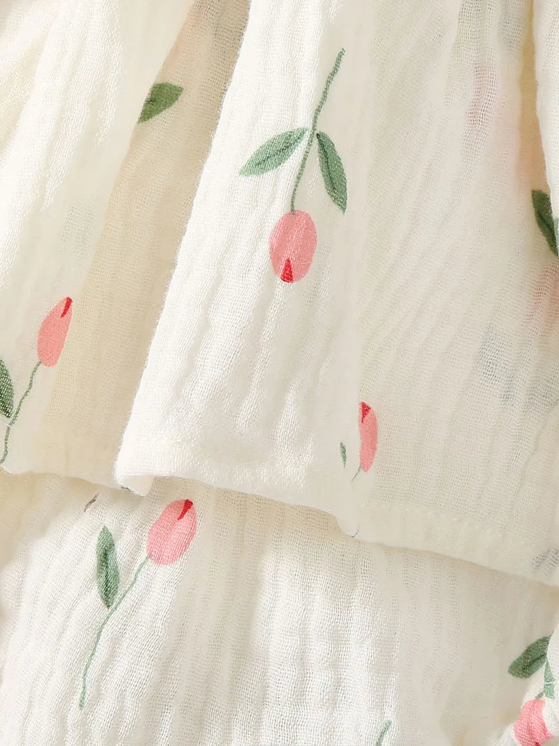 2PCS New Arrival Summer Floral baby clothes Romper Sleeveless Newborn Infant Girl Skirt Jumpsuit Outfit with Hat