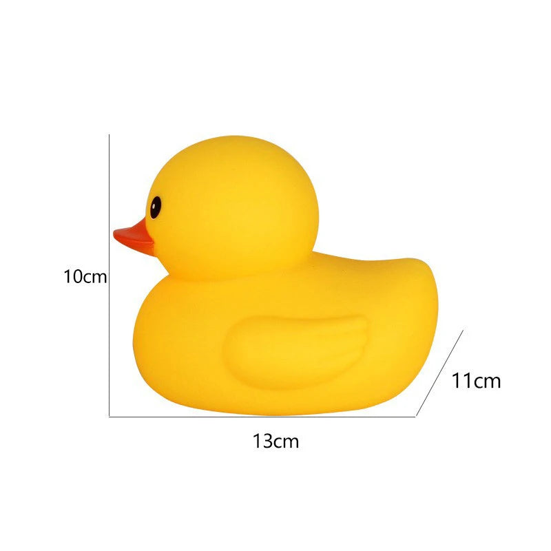 Baby Bath Toys Cute Duck Baby Gift Bathroom Rubber Large Yellow Duck Bathing Playing Water Kawaii Squeeze Float Ducks