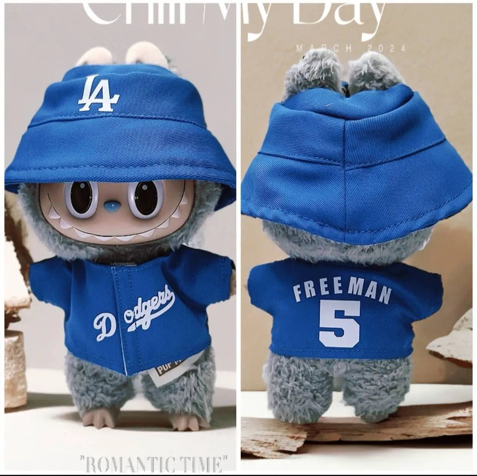 Clothes only] one, two, three generations of LABUBU doll baby clothes blind box Labubu cheerleading clothes fashion cute suit