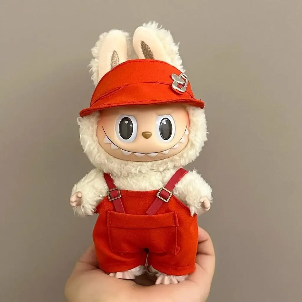 (No dolls) For 17 cm Ropa labubu V1/V2/V3 baby clothes skirt set cute dress up toy for labubu outfits decoration