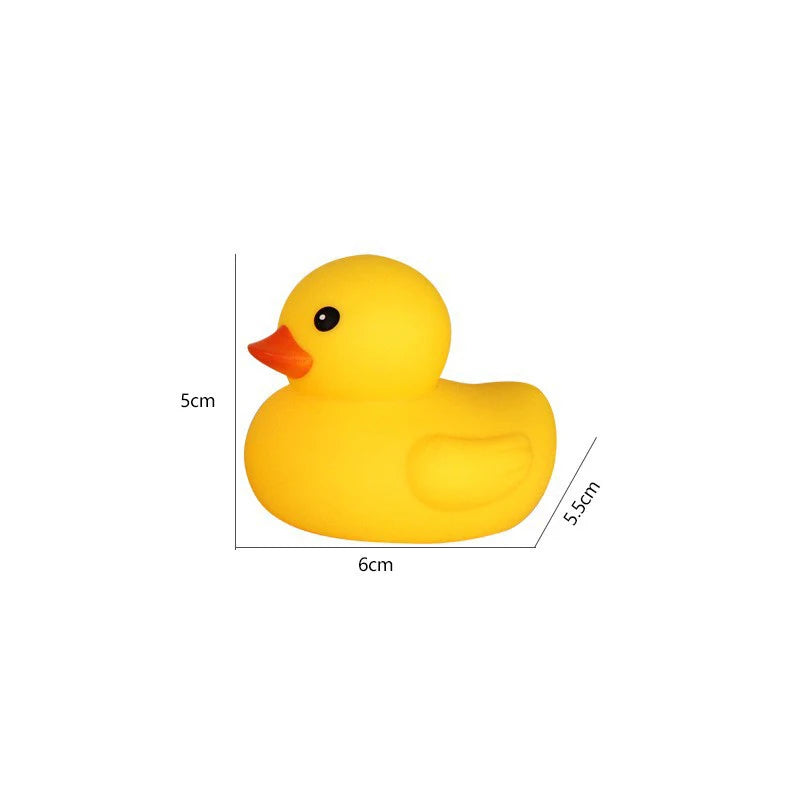 Baby Bath Toys Cute Duck Baby Gift Bathroom Rubber Large Yellow Duck Bathing Playing Water Kawaii Squeeze Float Ducks