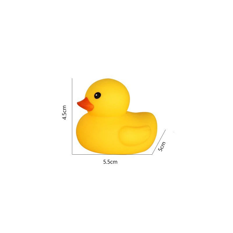 Baby Bath Toys Cute Duck Baby Gift Bathroom Rubber Large Yellow Duck Bathing Playing Water Kawaii Squeeze Float Ducks