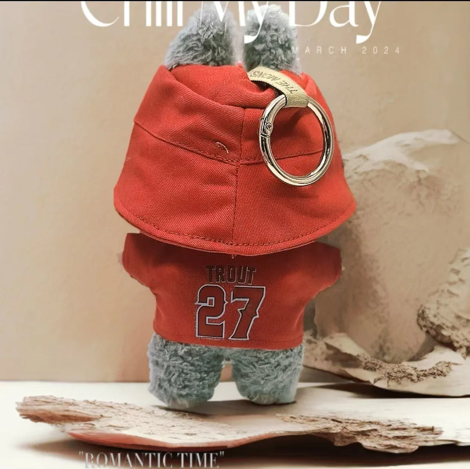 Clothes only] one, two, three generations of LABUBU doll baby clothes blind box Labubu cheerleading clothes fashion cute suit
