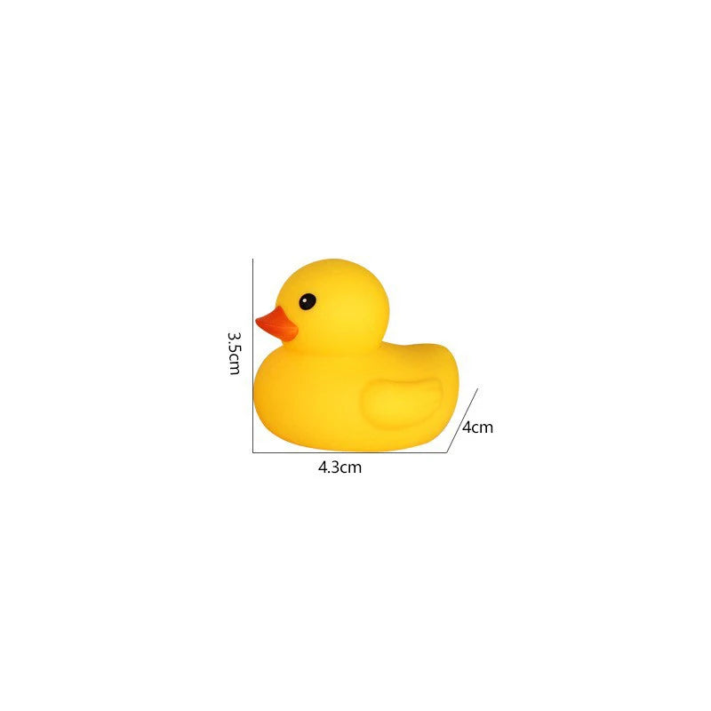 Baby Bath Toys Cute Duck Baby Gift Bathroom Rubber Large Yellow Duck Bathing Playing Water Kawaii Squeeze Float Ducks