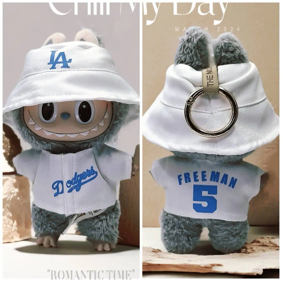 Clothes only] one, two, three generations of LABUBU doll baby clothes blind box Labubu cheerleading clothes fashion cute suit