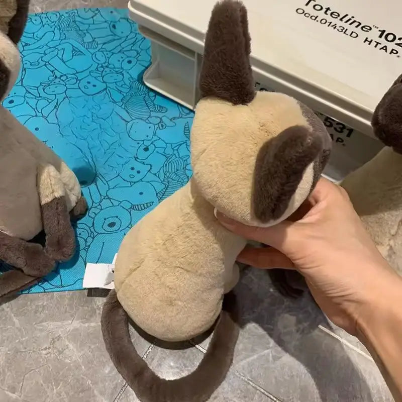 Jellycat with tags Spot Siamese cat cute plush toy baby company soothing doll give friend birthday holiday gift stuffed animal