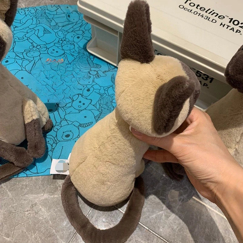 Jellycat with tags Spot Siamese cat cute plush toy baby company soothing doll give friend birthday holiday gift stuffed animal