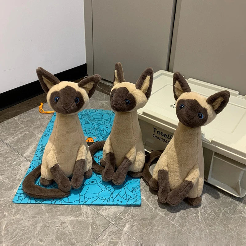 Jellycat with tags Spot Siamese cat cute plush toy baby company soothing doll give friend birthday holiday gift stuffed animal